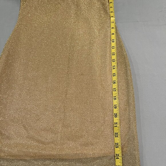Gold Sparkle Dress Size M - Picture 4 of 4